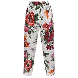 Dolce & Gabbana Calças com estampado floral Multicor