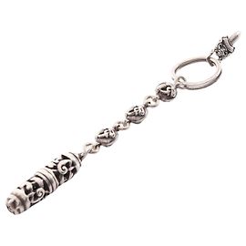 Chrome Hearts Celtic Roller Silver Key Holder Silvery Metallic