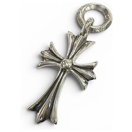 Colgante Chrome Hearts Tiny CH Cross 925 Plata Metálico