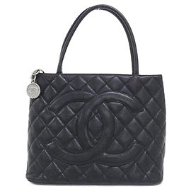 Bolsa Chanel em couro Caviar Preto