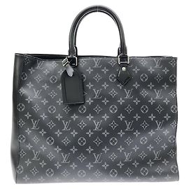 Louis Vuitton Monogram Eclipse Gran Sac Tote Bag Schwarz