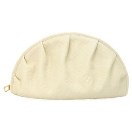 Bolso de cuero Monogram Louis Vuitton Castaño Beige