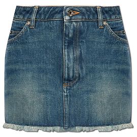 Dolce & Gabbana blue denim mini skirt Blue