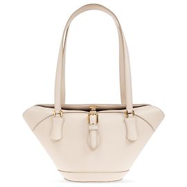 Bolsa de ombro em couro creme Dolce & Gabbana Branco Cru