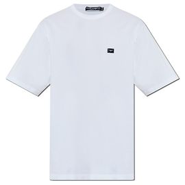 Dolce & Gabbana T-shirt avec appliqué logo Blanc