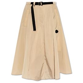 Moncler Plissee Rock beige Braun Beige