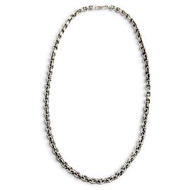 Colar Chrome Hearts PAPER CHAIN Silver 925 Prata Metálico