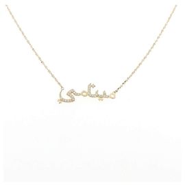Autre Marque Diamantenhalskette Au750 Golden