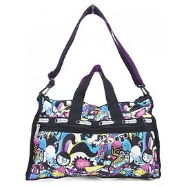 Autre Marque Sac LeSportsac Noir Bleu Violet Jaune
