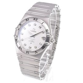 Omega Constellation Co-Axial Chronometer Automatic Stainless Steel with Diamond Markers 35 Other