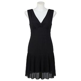 Autre Marque MAX&Co. Mini abito nero in viscosa plissé Nero