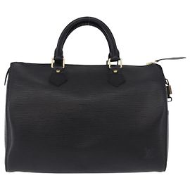 Louis Vuitton Speedy Epi Leather 30 Noir