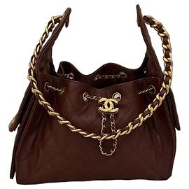 Chanel 25 Handtasche Bordeaux Kaviarleder Bordeaux