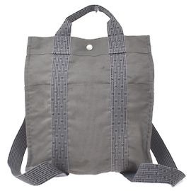 Hermès Hermes Herline Canvas Braun