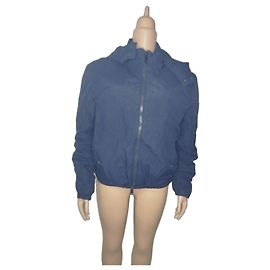 Chaqueta Armani Jeans Azul con Capucha Azul
