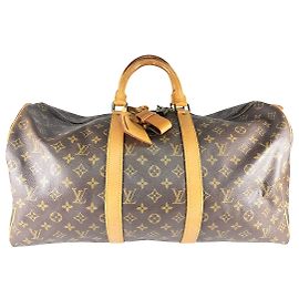 Louis Vuitton Keepall Monogram Canvas 50 Marron
