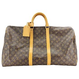 Louis Vuitton Keepall Monogram Canvas 55 Braun