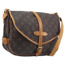 Louis Vuitton Saumur Monogram Canvas 30 Marrone