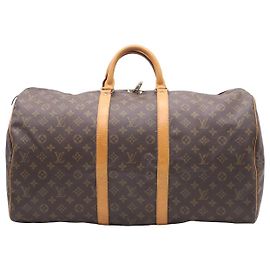 Louis Vuitton Keepall Monogram Canvas 55 Marrom