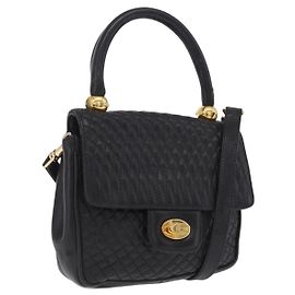 Bolso de mano Bally de cuero Negro