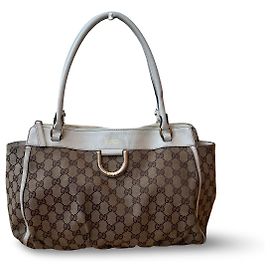 Gucci GG Canvas Shoulder Bag Leather Other