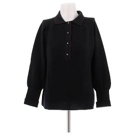 Autre Marque Pull MOLLI en laine bleu marine avec col Bleu Marine