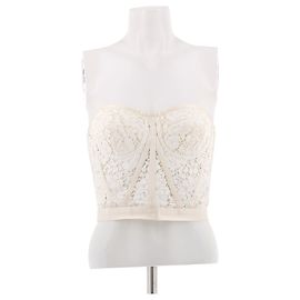 Dolce & Gabbana Corset blanc en dentelle Blanc