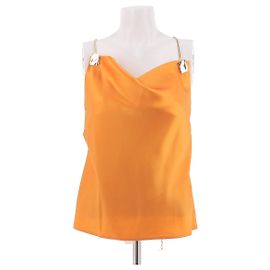 Autre Marque Top DANAME orange en viscose taille 36 Orange