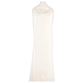 Off White Robe longue blanche KALLMEYER en viscose Blanc