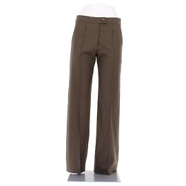 Autre Marque AYA MUSE Braune Wollhose Braun