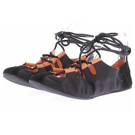 Alaïa Black Cloth Ballet Flats Size 37 Black
