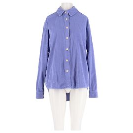 American Vintage Camicia in cotone viola Porpora