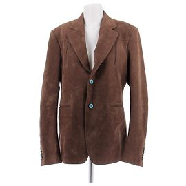 Louis Vuitton Wildlederjacke braun Braun