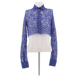 Coperni Top in pizzo blu Blu