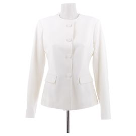 Autre Marque Giacca ARMARIUM bianca in viscosa Bianco