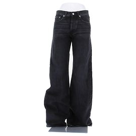 Autre Marque ARMARIUM Wide Leg Jeans Schwarz Schwarz
