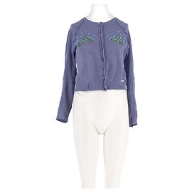 Autre Marque Chaleco de algodón violeta Púrpura