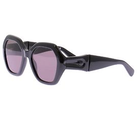 Longchamp Gafas de sol redondas negras Negro