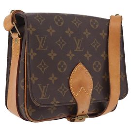 LOUIS VUITTON Monogram Cartouchiere MM Shoulder Bag M51253 LV Altro