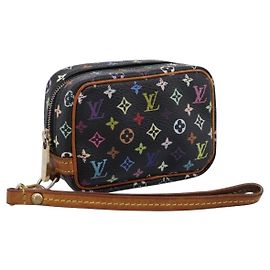 LOUIS VUITTON Monogram Multicolor Trousse Wapity Pouch Black M58034 Autre