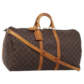 LOUIS VUITTON Monogram Keepall Bandouliere55 Boston Bag M41414 LV Other