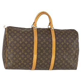 LOUIS VUITTON Monogram Keepall 55 Boston Bag M41424 LV Autre