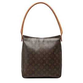 Louis Vuitton Brown Monogram Looping GM Marrom