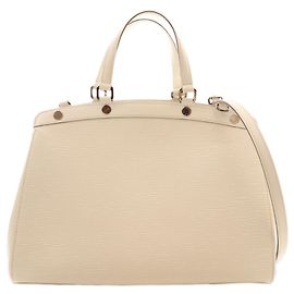 Louis Vuitton White Epi Brea MM Bianco