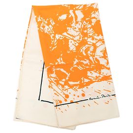 Foulard di seta Hermès White Cheval Surprise 90 Altro