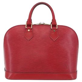 Louis Vuitton Alma Epi Leather PM Vermelho