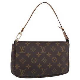 Louis Vuitton Pochette Accessoires NM Monogram Canvas Marron