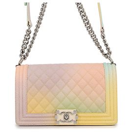 Bolso de hombro Chanel Matelassé con cadena Multicolor