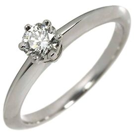 Autre Marque Anillo Solitario Tiffany & Co. de Platino Otro