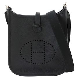 Hermès Hermes Evelyne TPM Shoulder Handbag Black